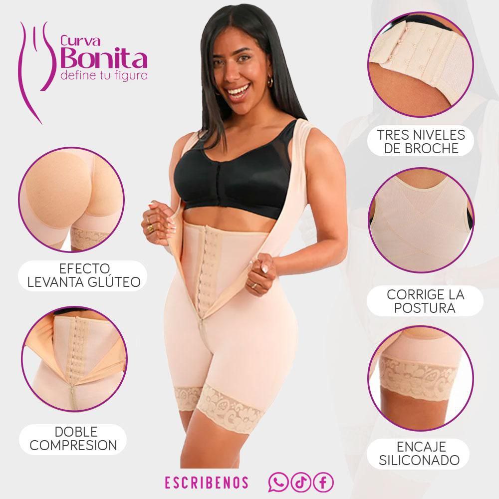 Faja Enteriza Avispero Doble Compresión Control Abdomen.